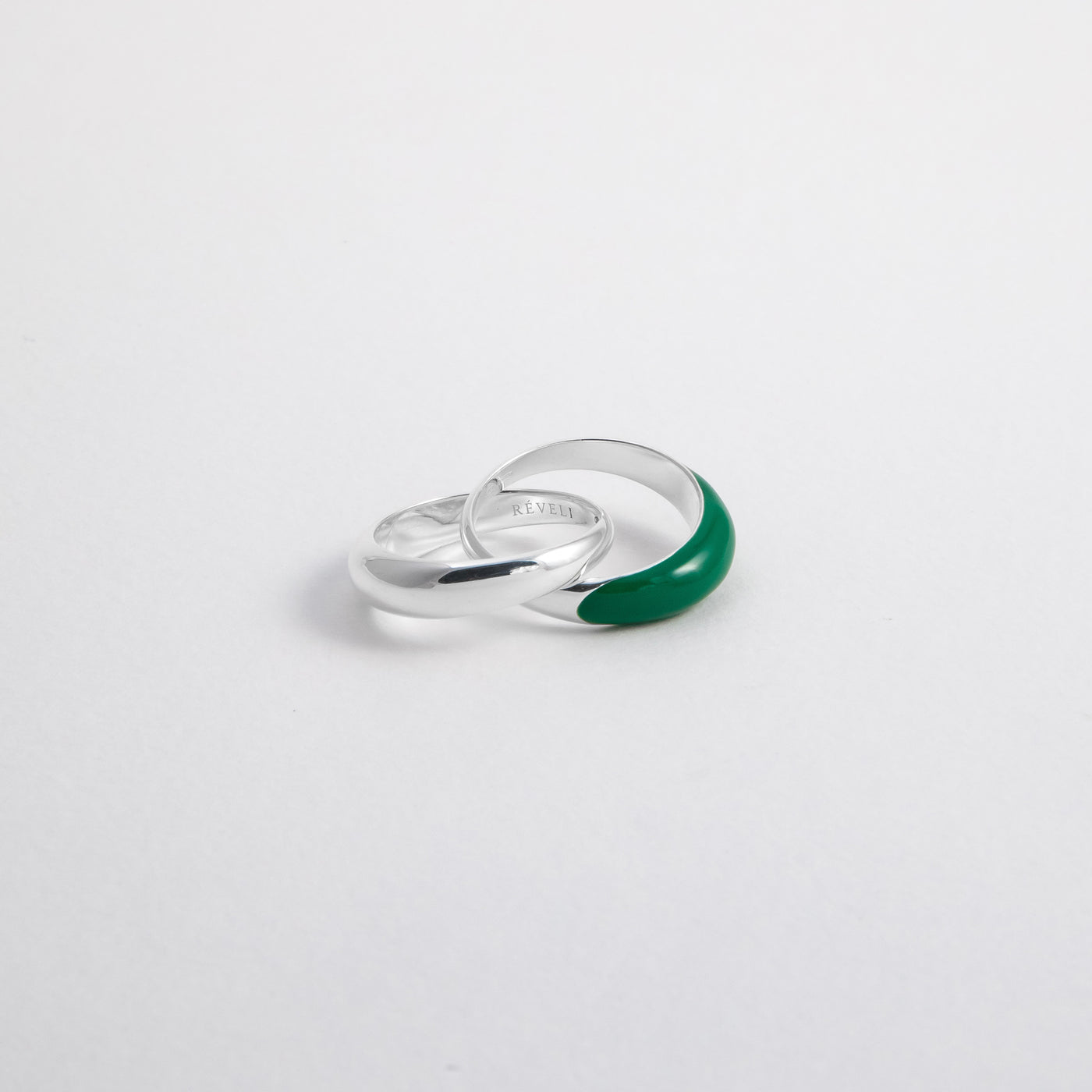 GREEN GRASS ETCH DUO RING