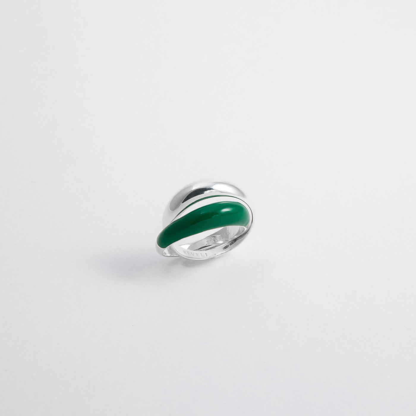 GREEN GRASS ETCH DUO RING