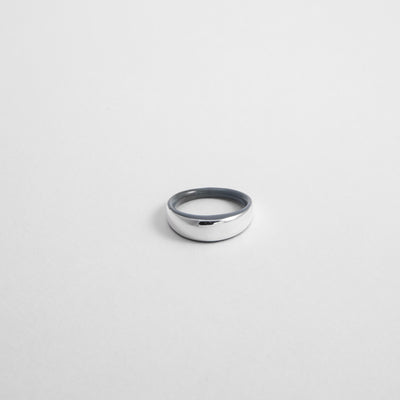 GREY ETCH DOME RING