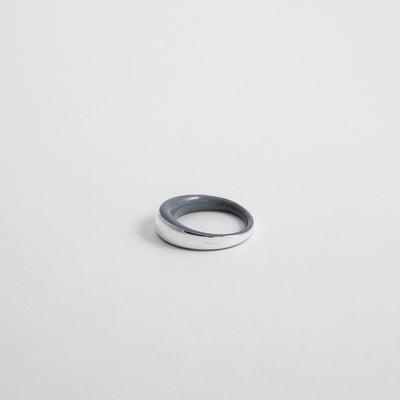 GREY ETCH DOME RING