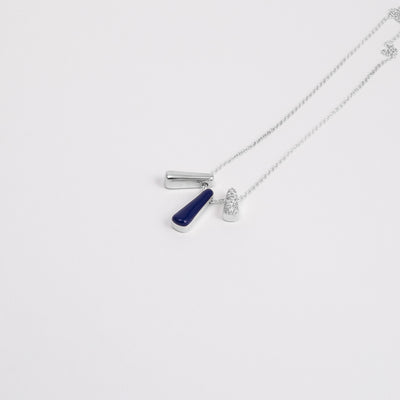 Collana Etch Tris Blu