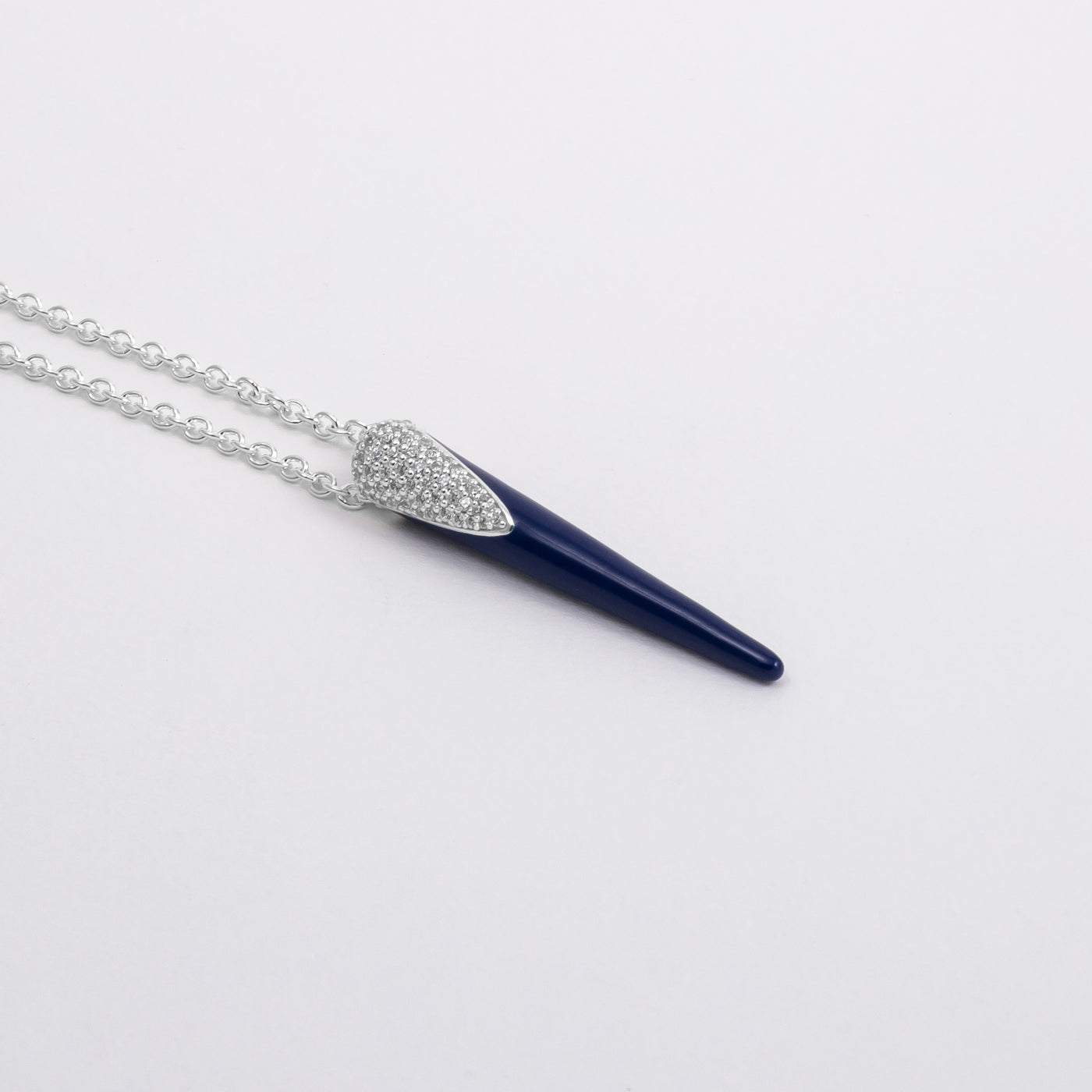 Collana Etch Lines Blu