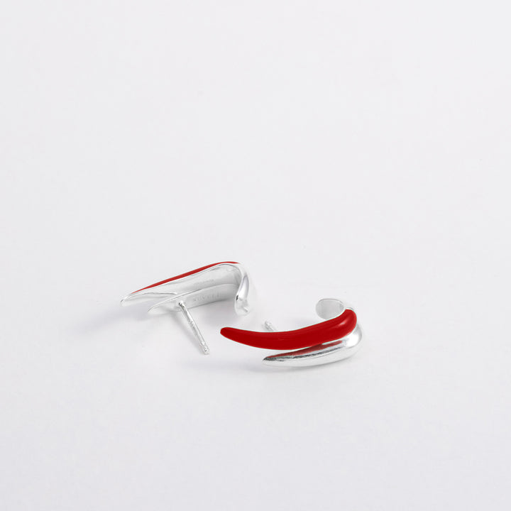 Orecchini Etch Lines Duo Rossi