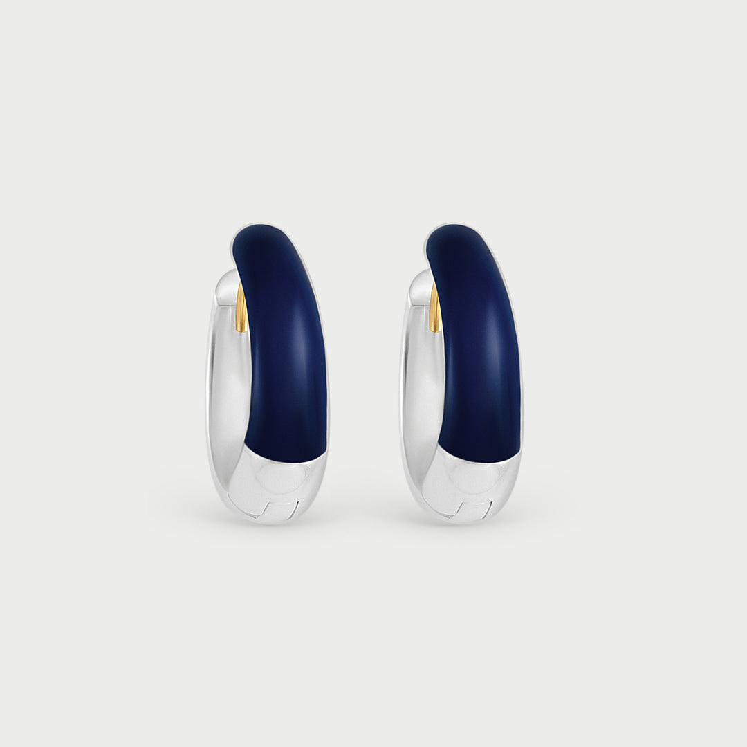 Orecchini Etch Fuse Blu