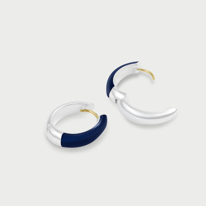 Orecchini Etch Fuse Blu