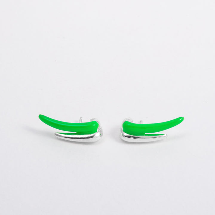 Etch_Lines_Earrings_Neon_Green_by_Reveli