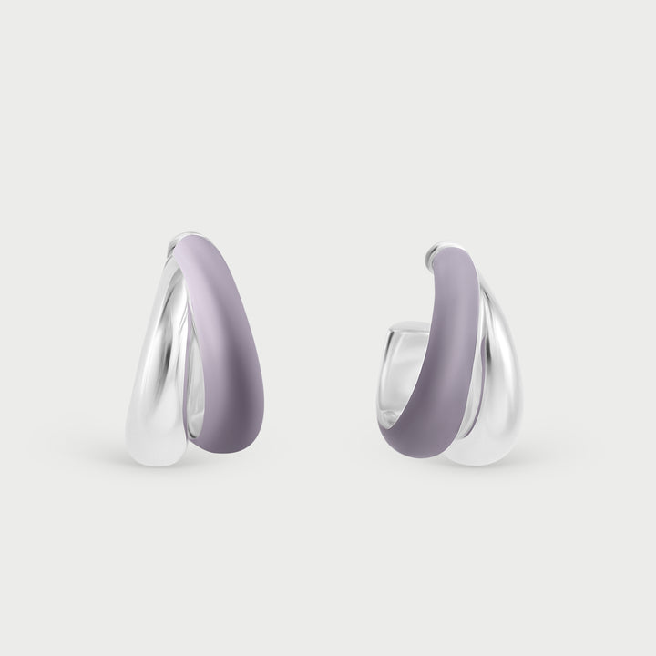 Orecchini Etch Duo Lilla