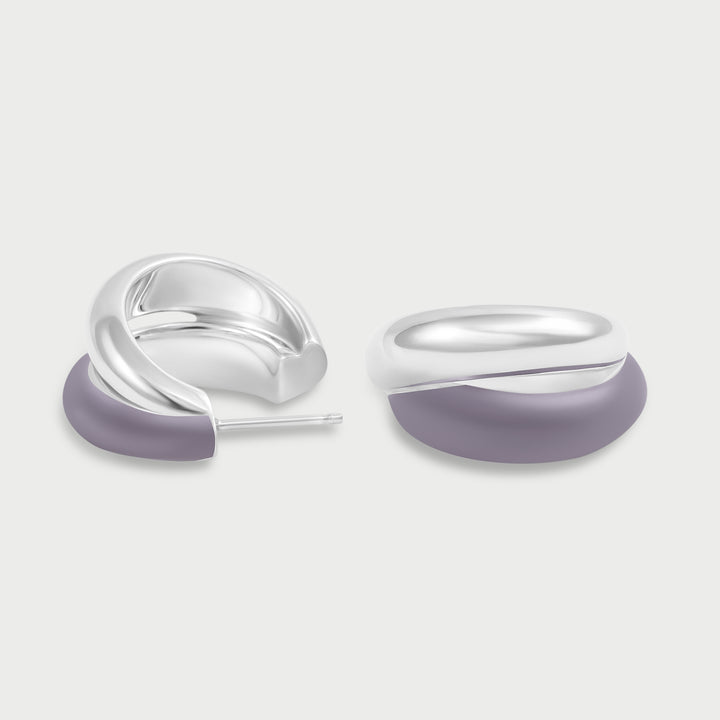 Orecchini Etch Duo Lilla