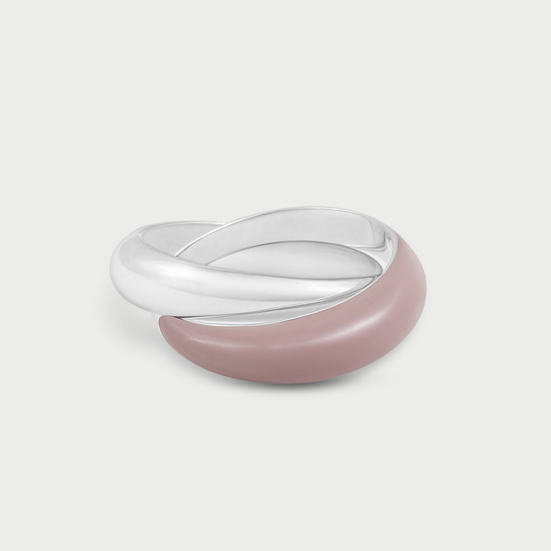 Anello Etch Duo Rosa Antica