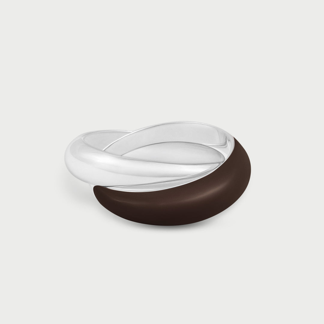 Anello Etch Duo Cacao