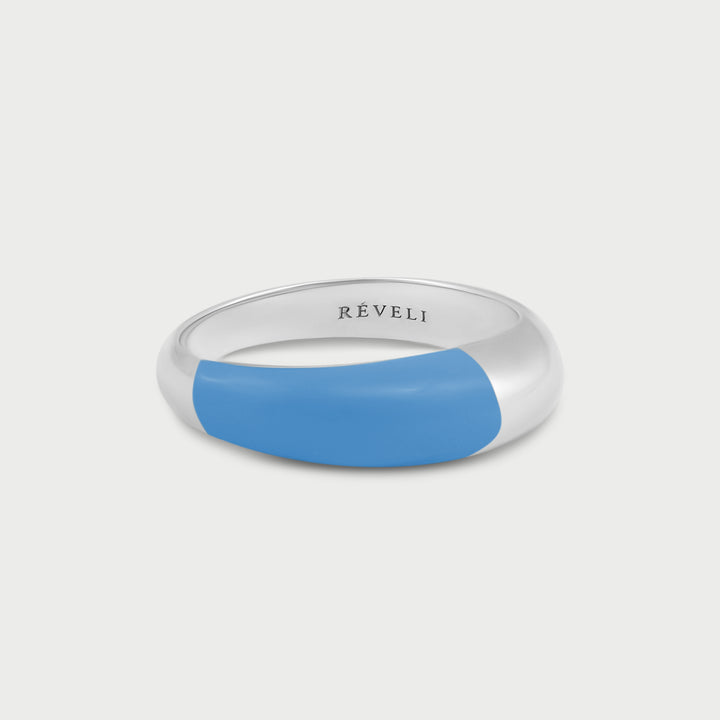 Sky Blue Etch Ring