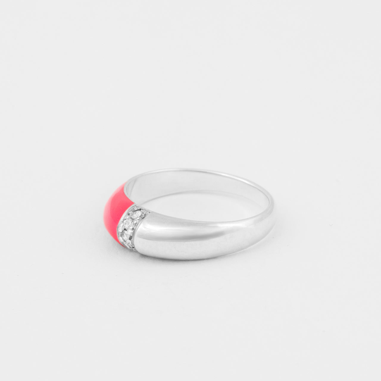 Anello Cuore Aperto In Argento Sterling E Oro Rosa - Gioiello Elegante Per Donna, Misura 9.5, In Cofanetto Regalo