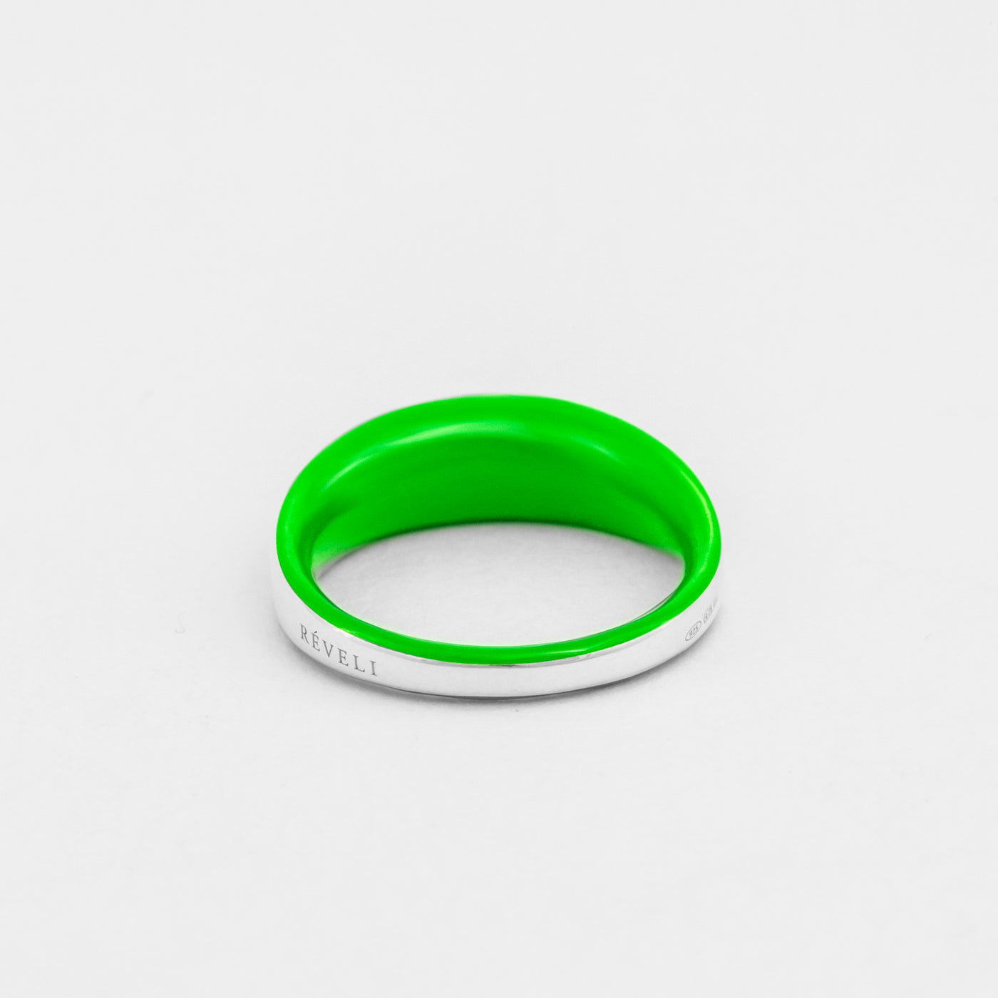 GREEN ETCH DOME RING